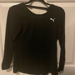 Black puma full sleeve shirt